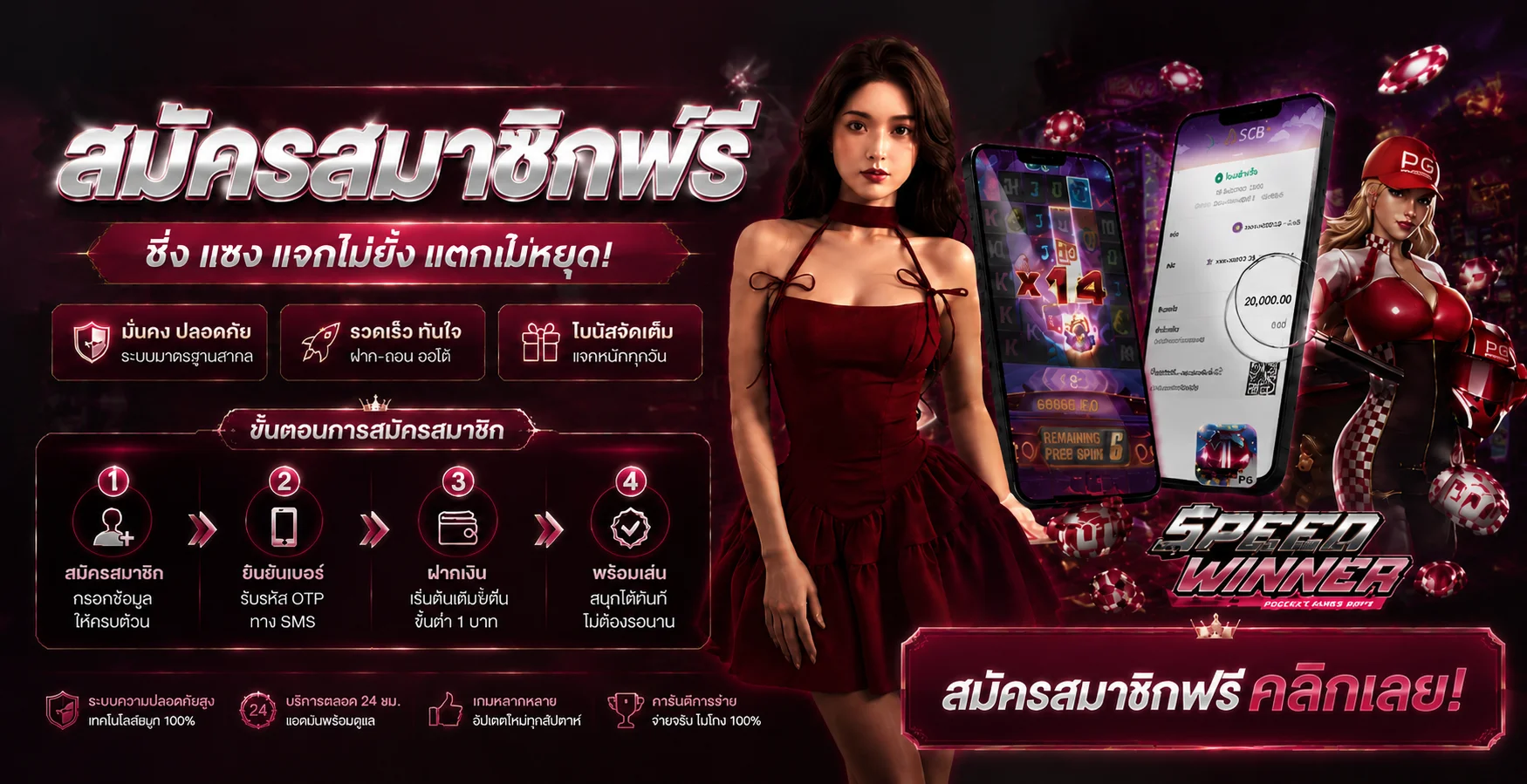 ขั้นตอนวิธีสมัคร ROSE678 บนหน้าจอมือถือ